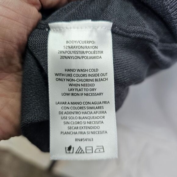 DKNY Gray Sleeveless Collared Sweater Size XXL - Picture 9 of 15